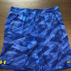 Underarmour basketball shorts.